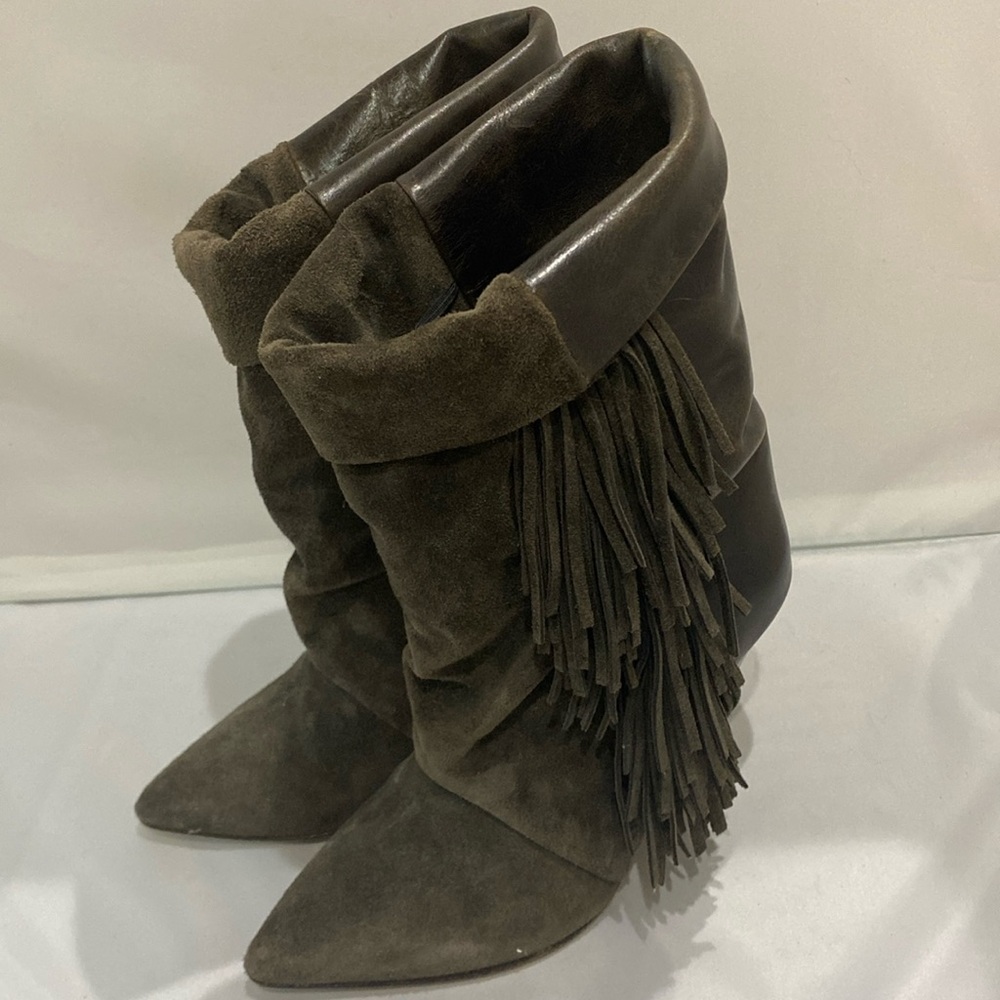 Like new Isabel Marant xHM Fringe Bootie. Sz 36